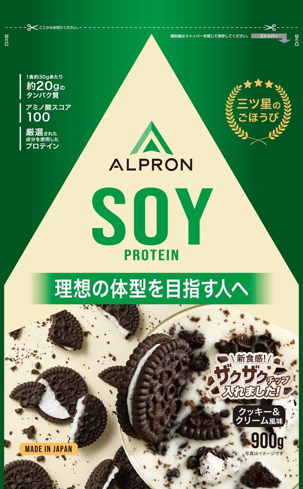 ALPRON Soy Protein Cookies & Cream, 900 g bag