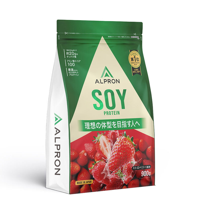 ALPRON Soy Protein Strawberry, 900 g bag